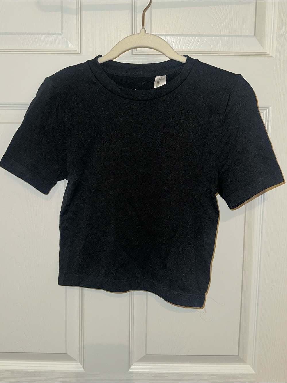 a new day Black Short Sleeve Crewneck Tee